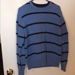 Thick Blue Striped Tommy Hilfiger Sweater